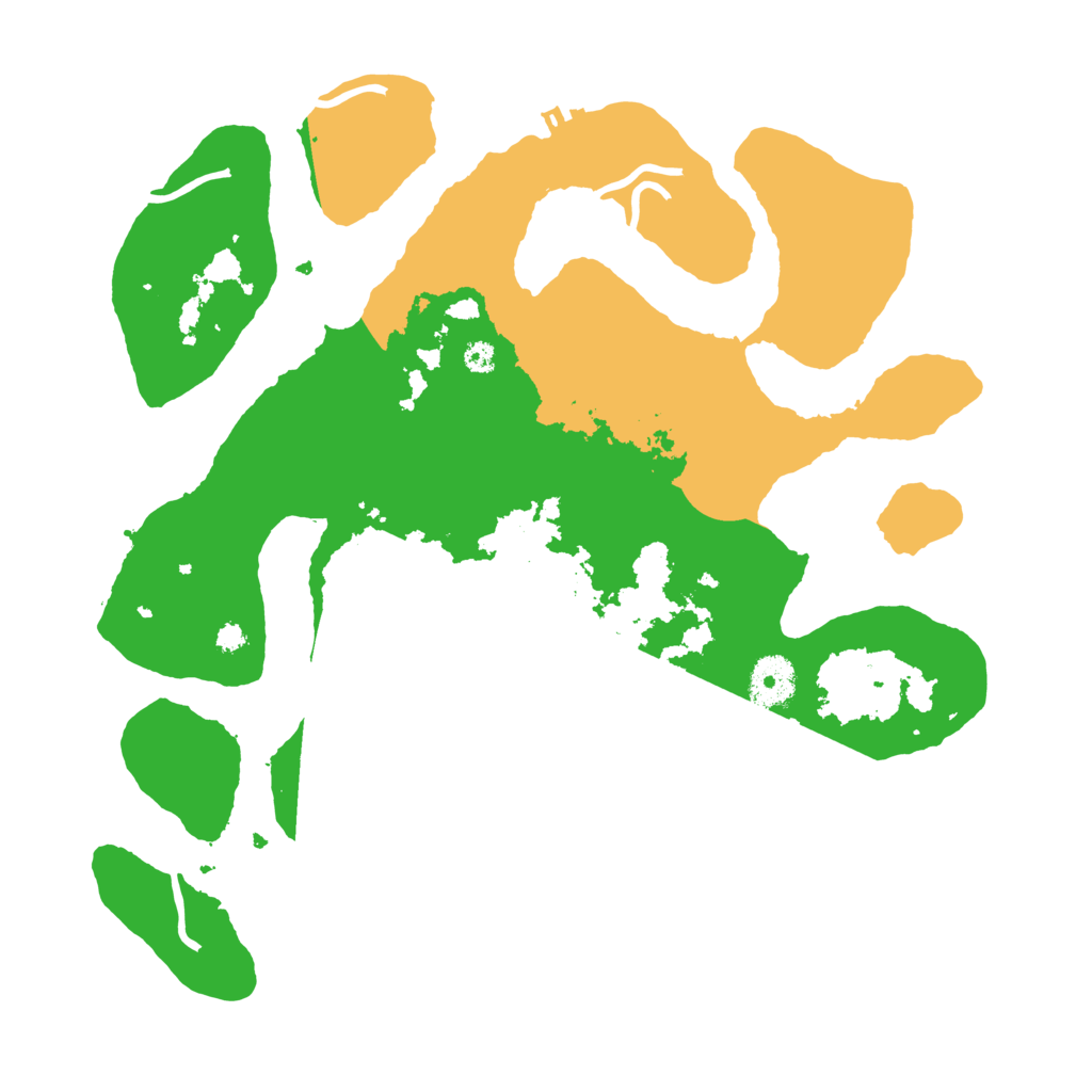 Biome Rust Map: Procedural Map, Size: 3500, Seed: 5583634