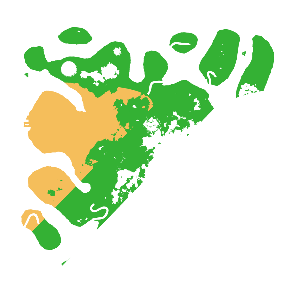 Biome Rust Map: Procedural Map, Size: 3500, Seed: 4381869
