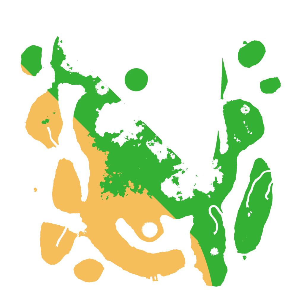 Biome Rust Map: Procedural Map, Size: 3500, Seed: 4178815