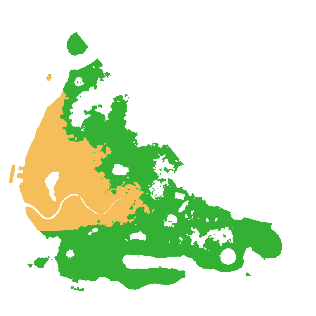 Biome Rust Map: Procedural Map, Size: 3500, Seed: 5886719