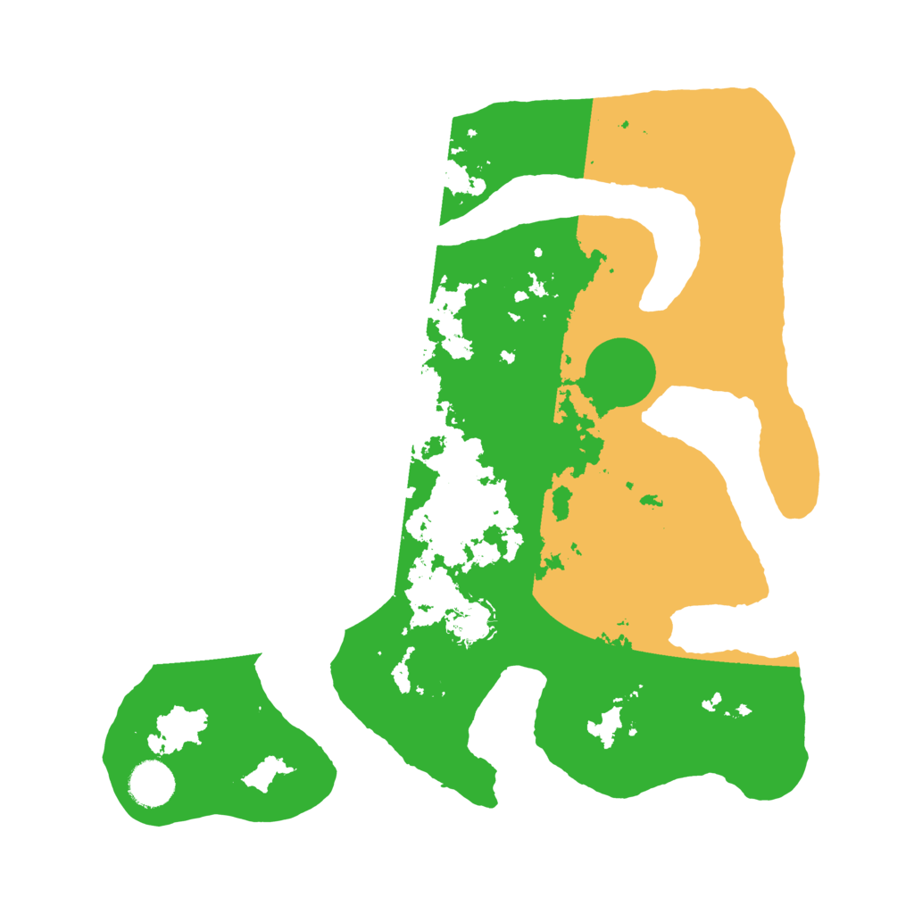 Biome Rust Map: Barren, Size: 3500, Seed: 4731921