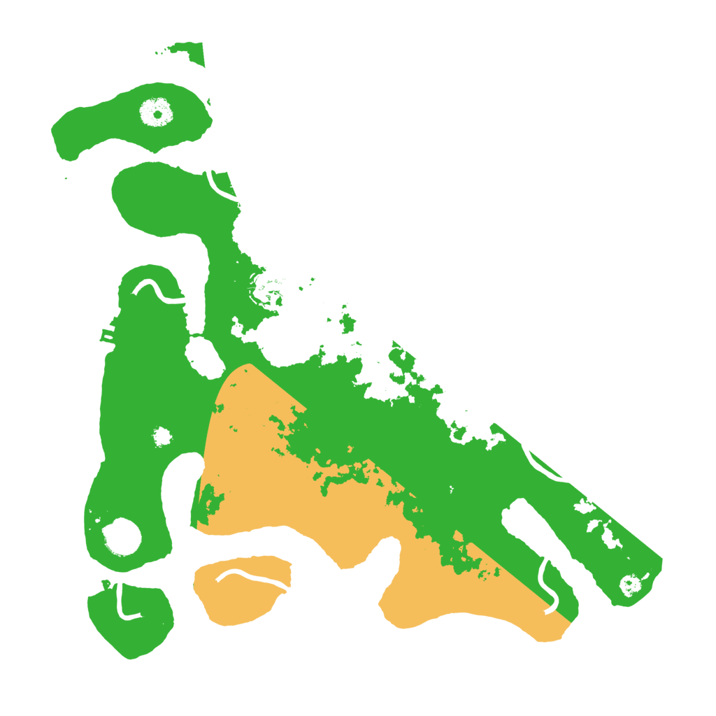 Biome Rust Map: Procedural Map, Size: 3500, Seed: 3462607