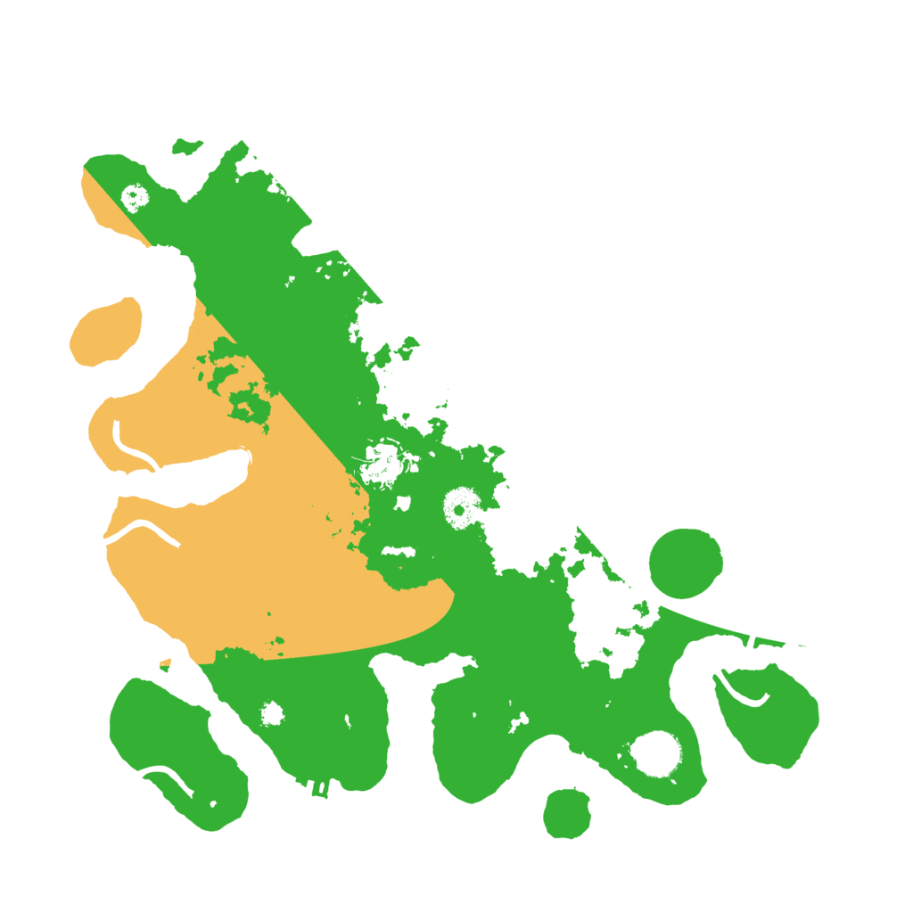 Biome Rust Map: Procedural Map, Size: 3500, Seed: 6116046