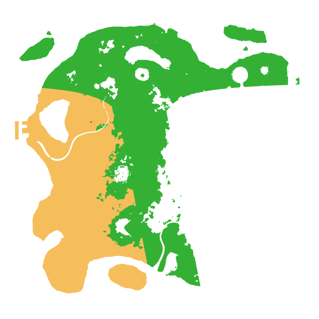 Biome Rust Map: Procedural Map, Size: 3500, Seed: 8175466