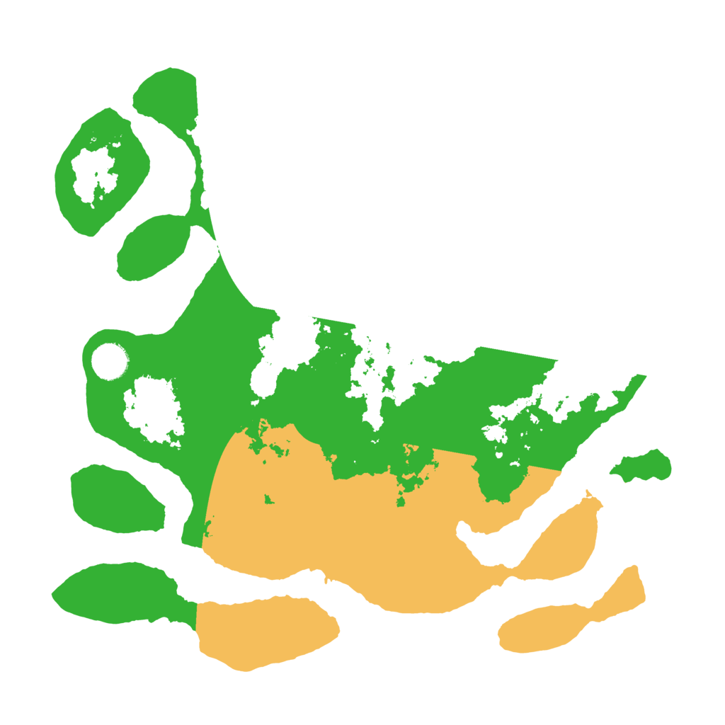 Biome Rust Map: Barren, Size: 3500, Seed: 4912413