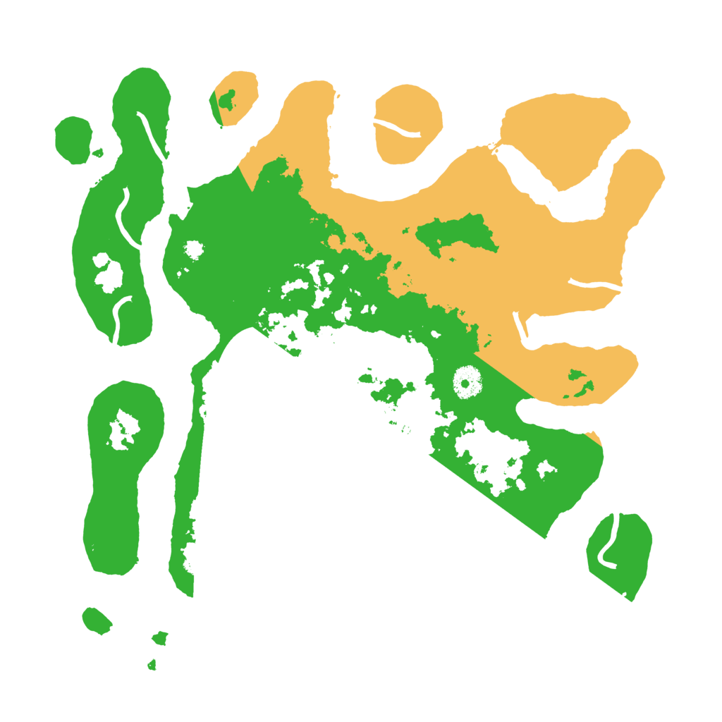 Biome Rust Map: Procedural Map, Size: 3500, Seed: 2288371