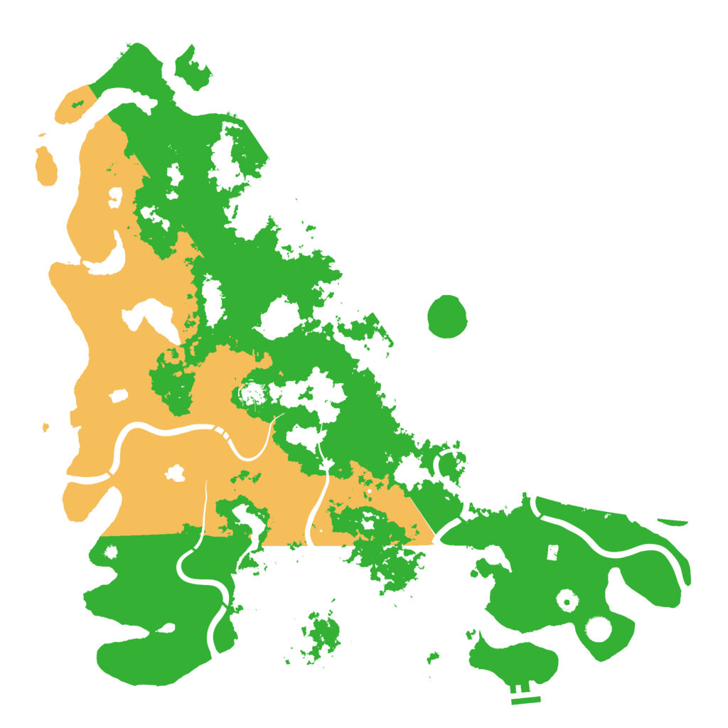 Biome Rust Map: Procedural Map, Size: 5000, Seed: 1139459435