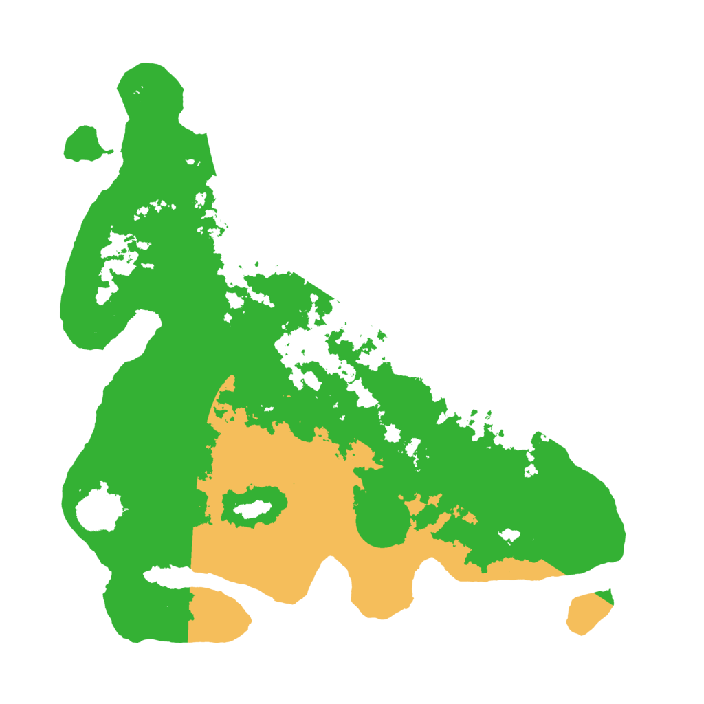 Biome Rust Map: Barren, Size: 3500, Seed: 5644878