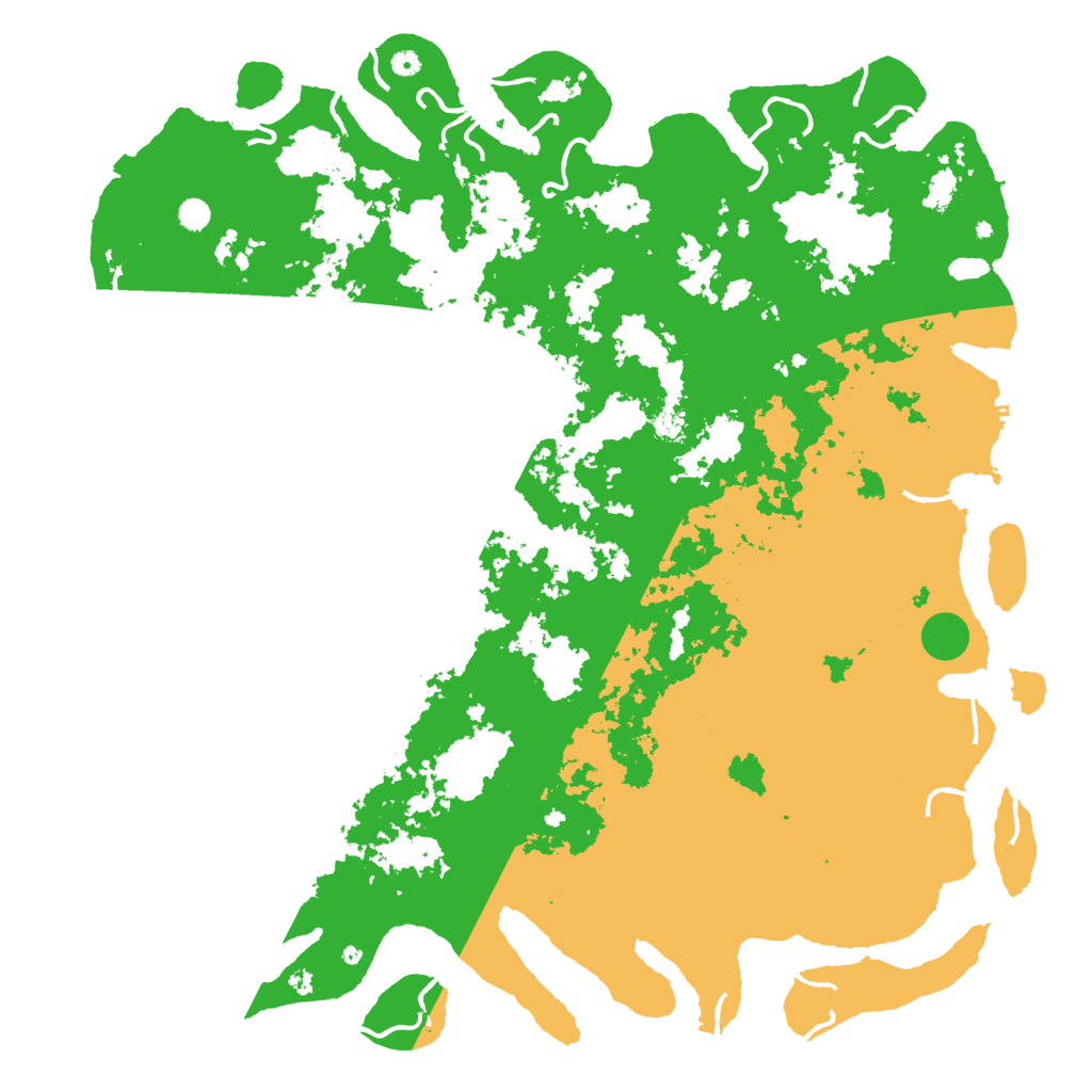 Biome Rust Map: Procedural Map, Size: 6000, Seed: 694200
