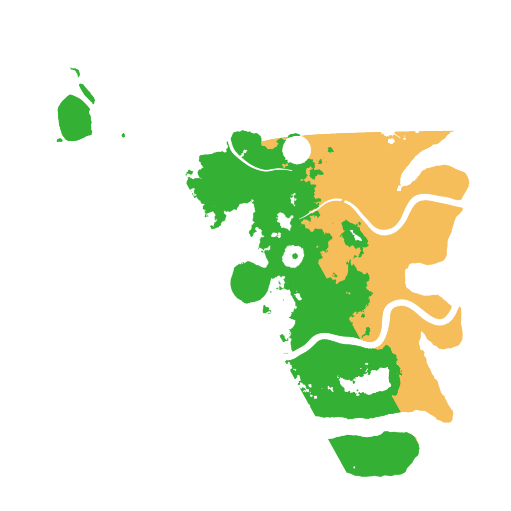 Biome Rust Map: Procedural Map, Size: 3500, Seed: 1766832