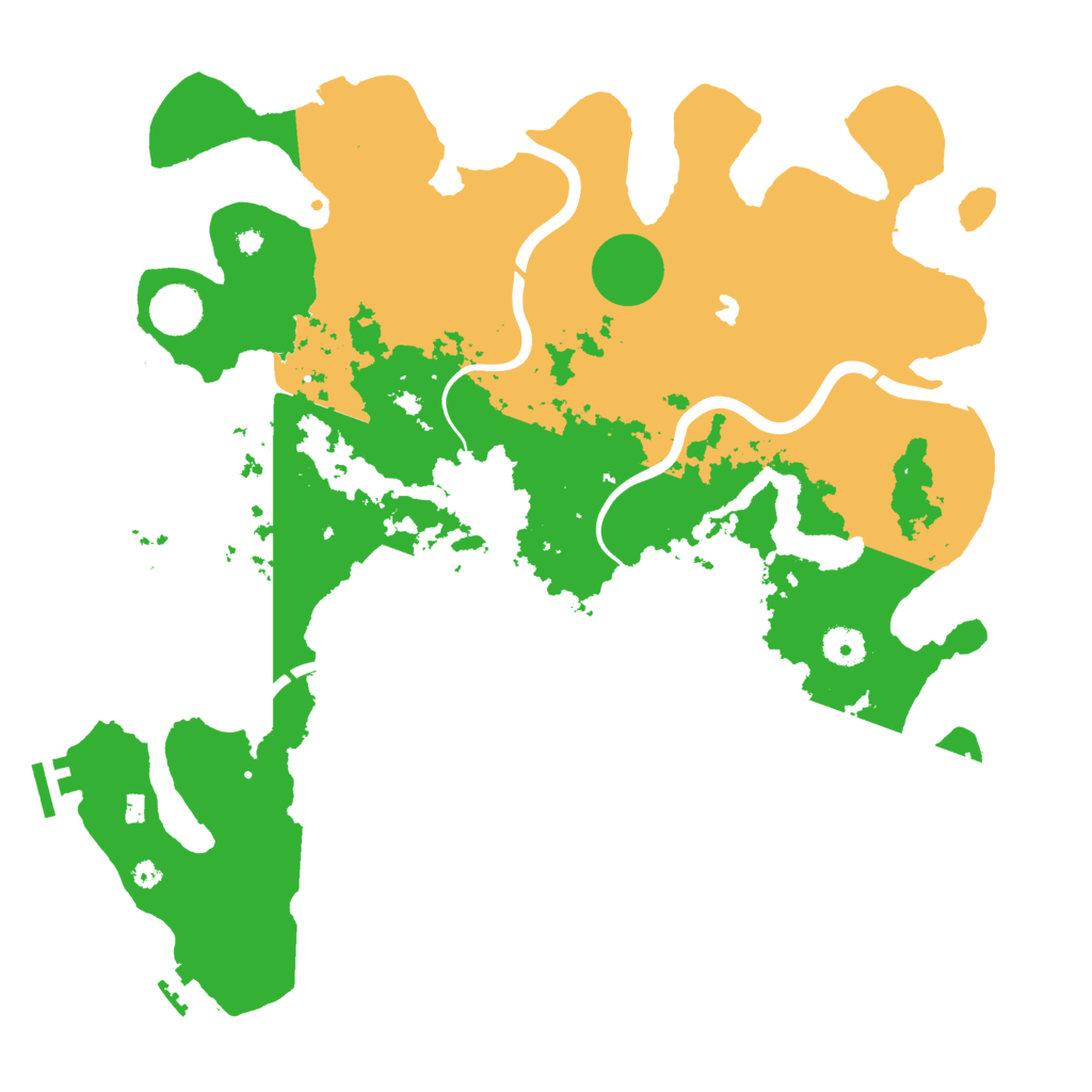 Biome Rust Map: Procedural Map, Size: 4000, Seed: 4585995