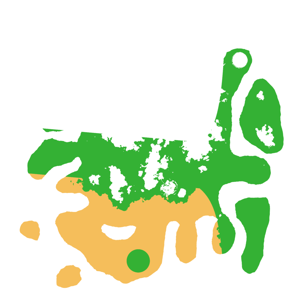 Biome Rust Map: Barren, Size: 3500, Seed: 3980722