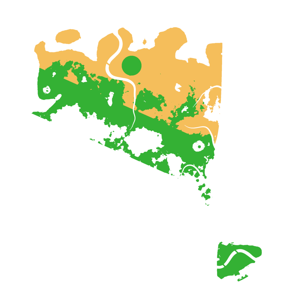 Biome Rust Map: Procedural Map, Size: 4000, Seed: 16583
