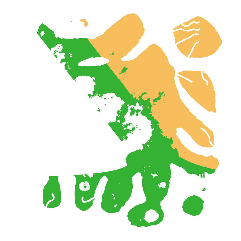 Biome Rust Map: Procedural Map, Size: 3500, Seed: 406569