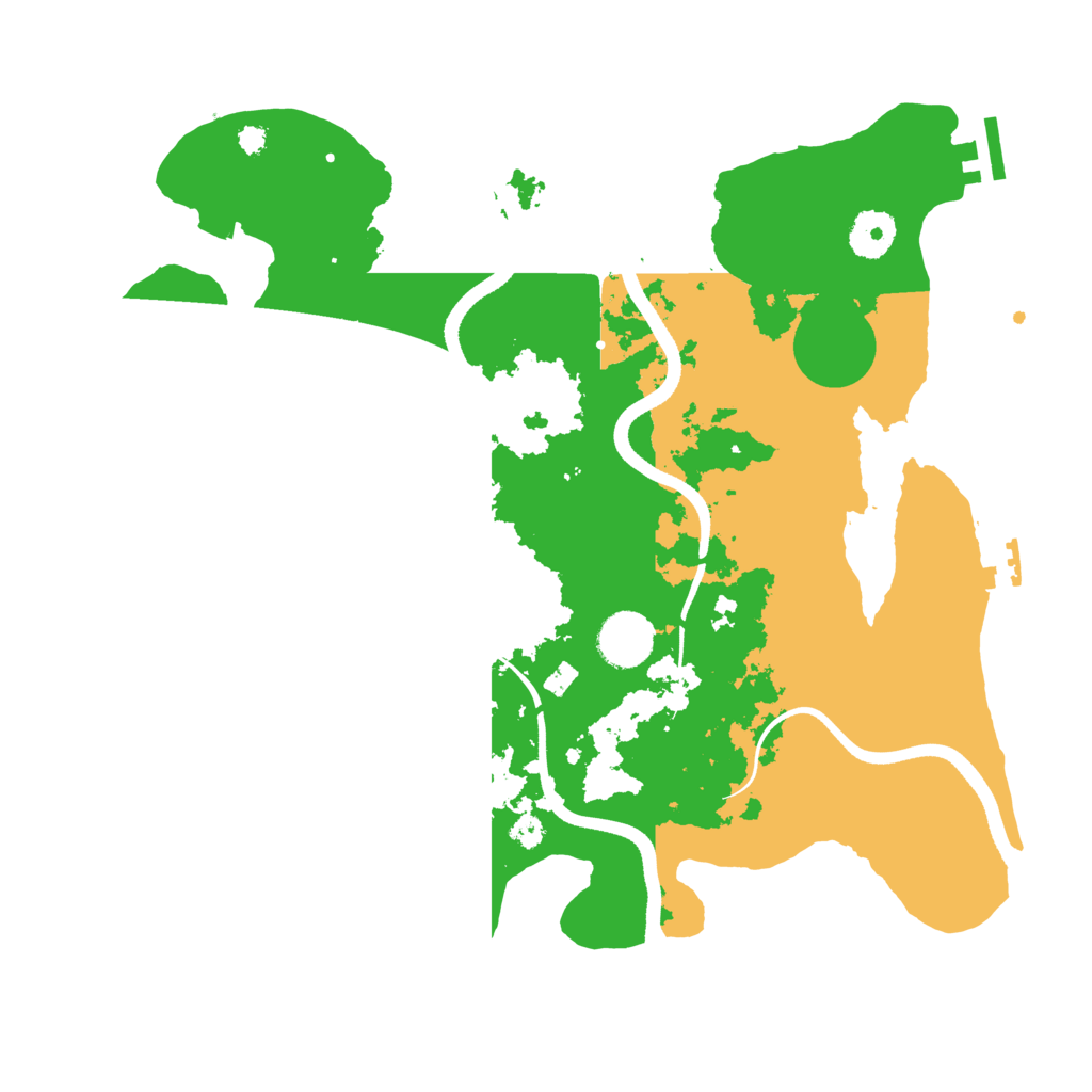 Biome Rust Map: Procedural Map, Size: 3500, Seed: 6059187