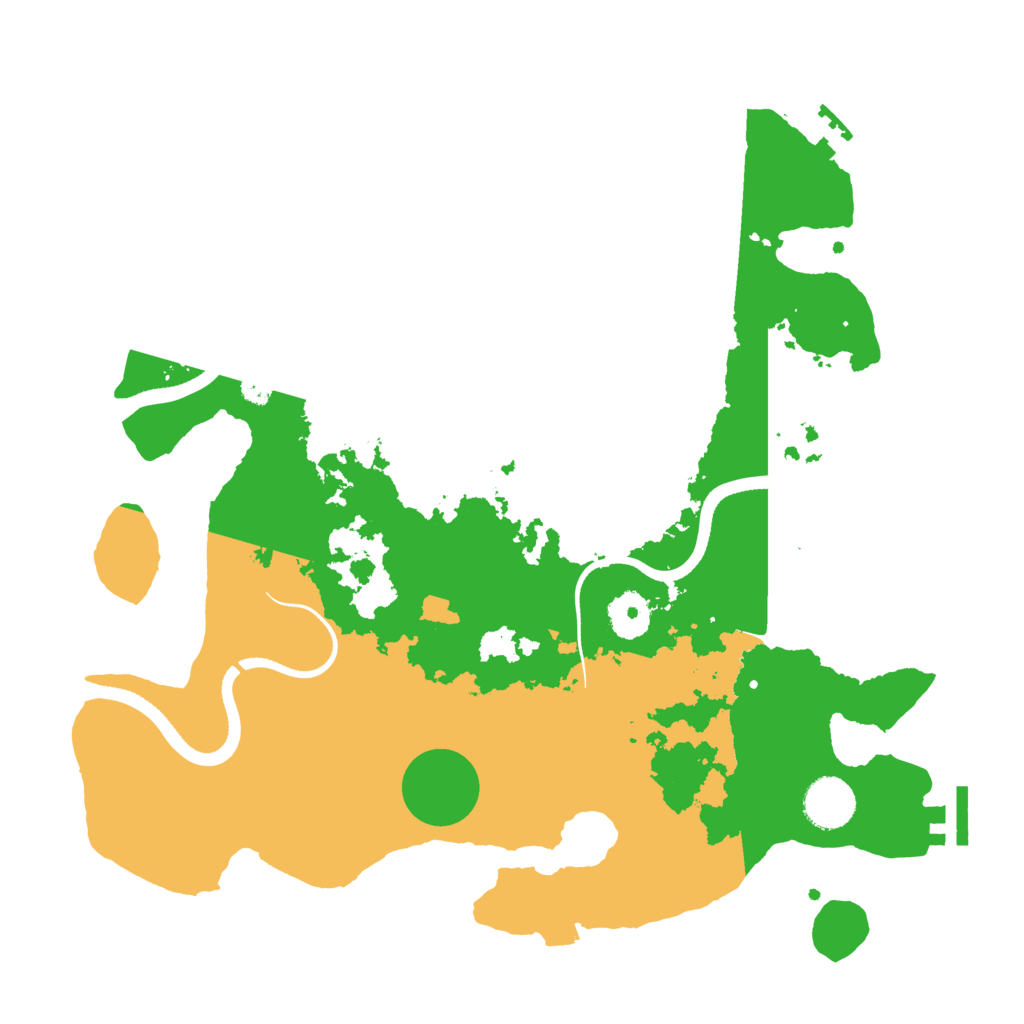 Biome Rust Map: Procedural Map, Size: 3500, Seed: 6282700