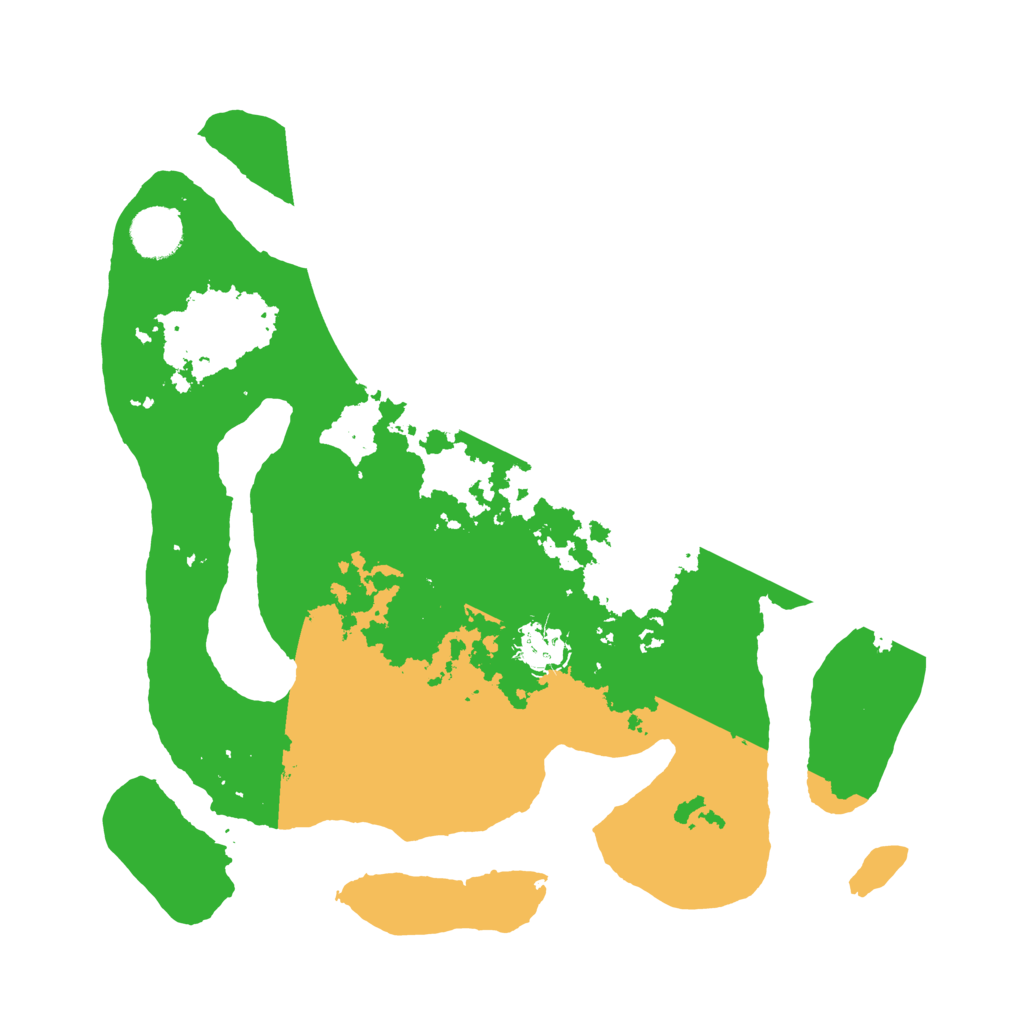 Biome Rust Map: Barren, Size: 3500, Seed: 1820501