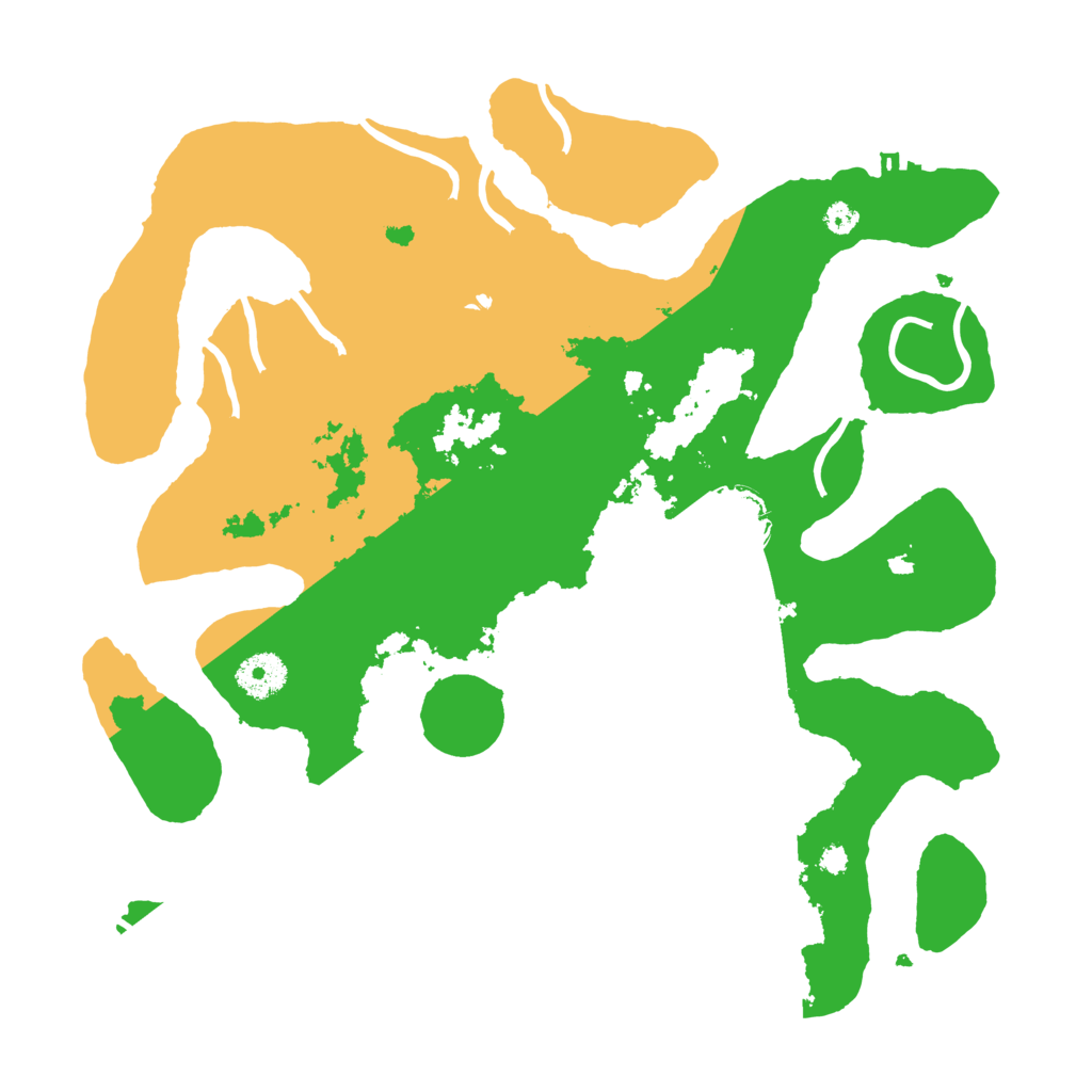 Biome Rust Map: Procedural Map, Size: 3500, Seed: 3673012