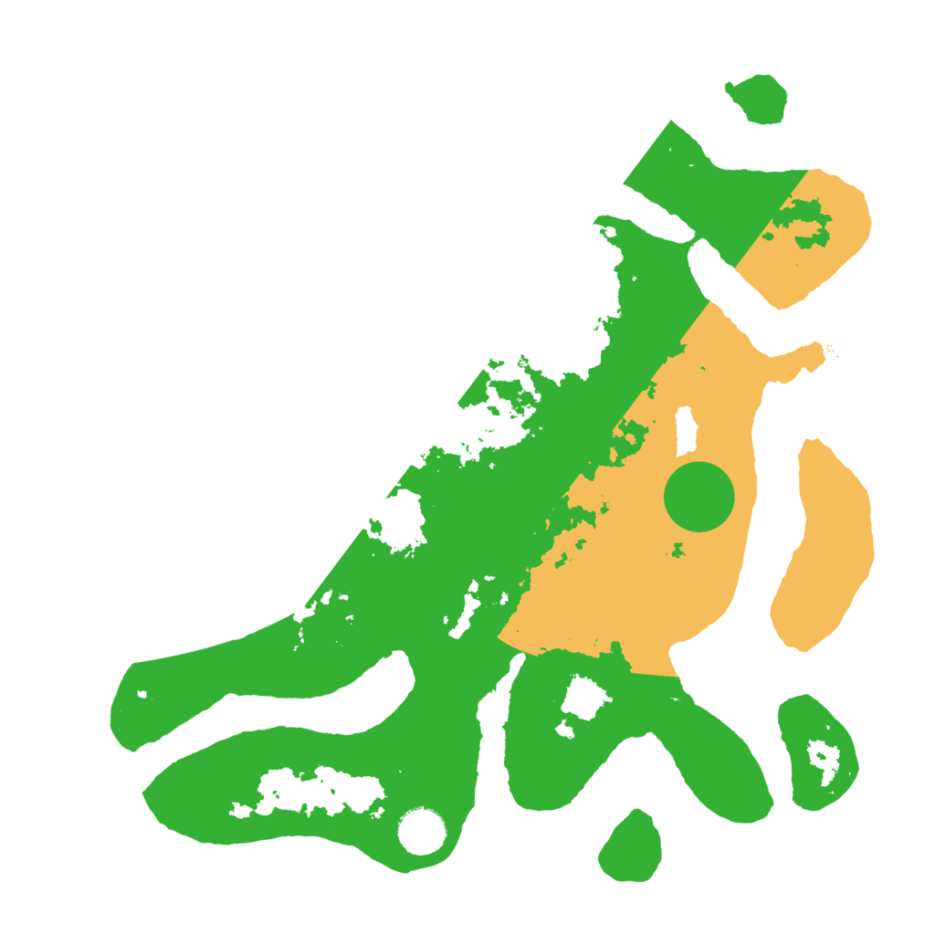 Biome Rust Map: Barren, Size: 3500, Seed: 4300770