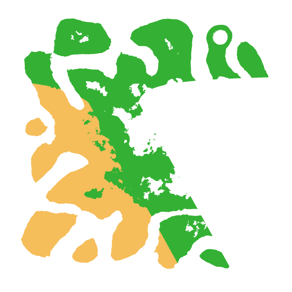 Biome Rust Map: Barren, Size: 3500, Seed: 732231