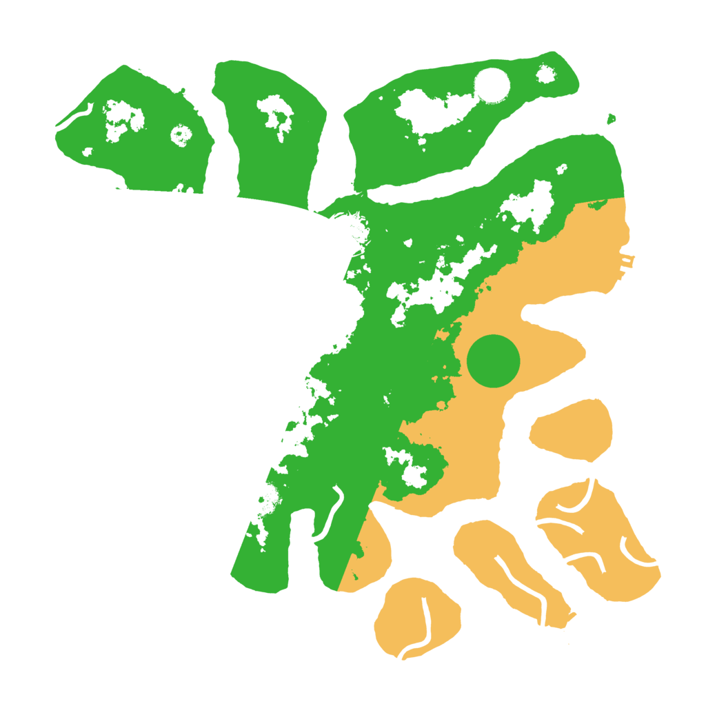 Biome Rust Map: Procedural Map, Size: 3500, Seed: 4300686