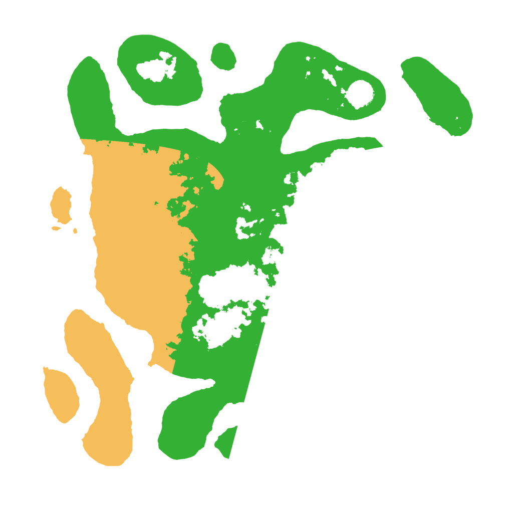 Biome Rust Map: Barren, Size: 3500, Seed: 4976579