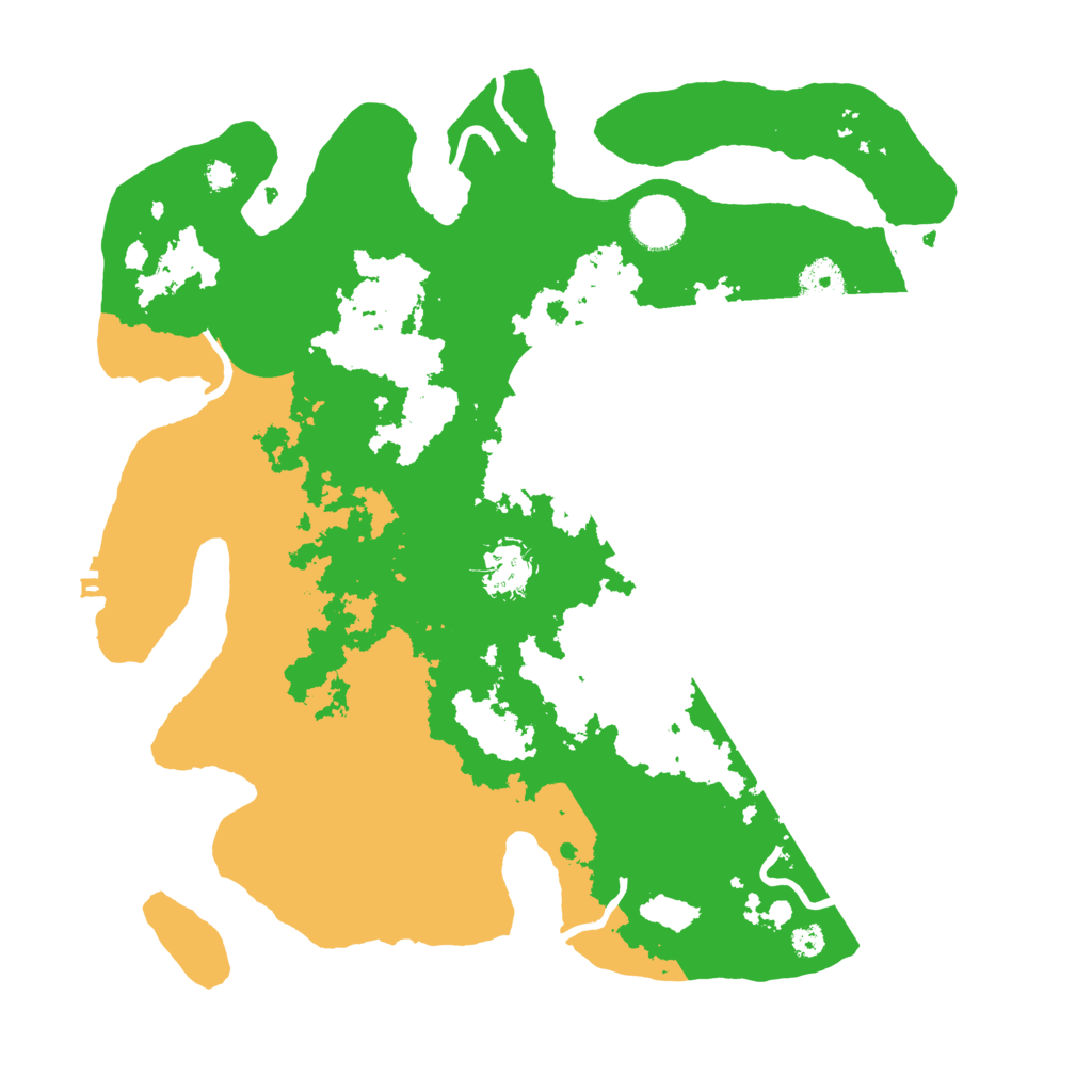 Biome Rust Map: Procedural Map, Size: 3500, Seed: 111404
