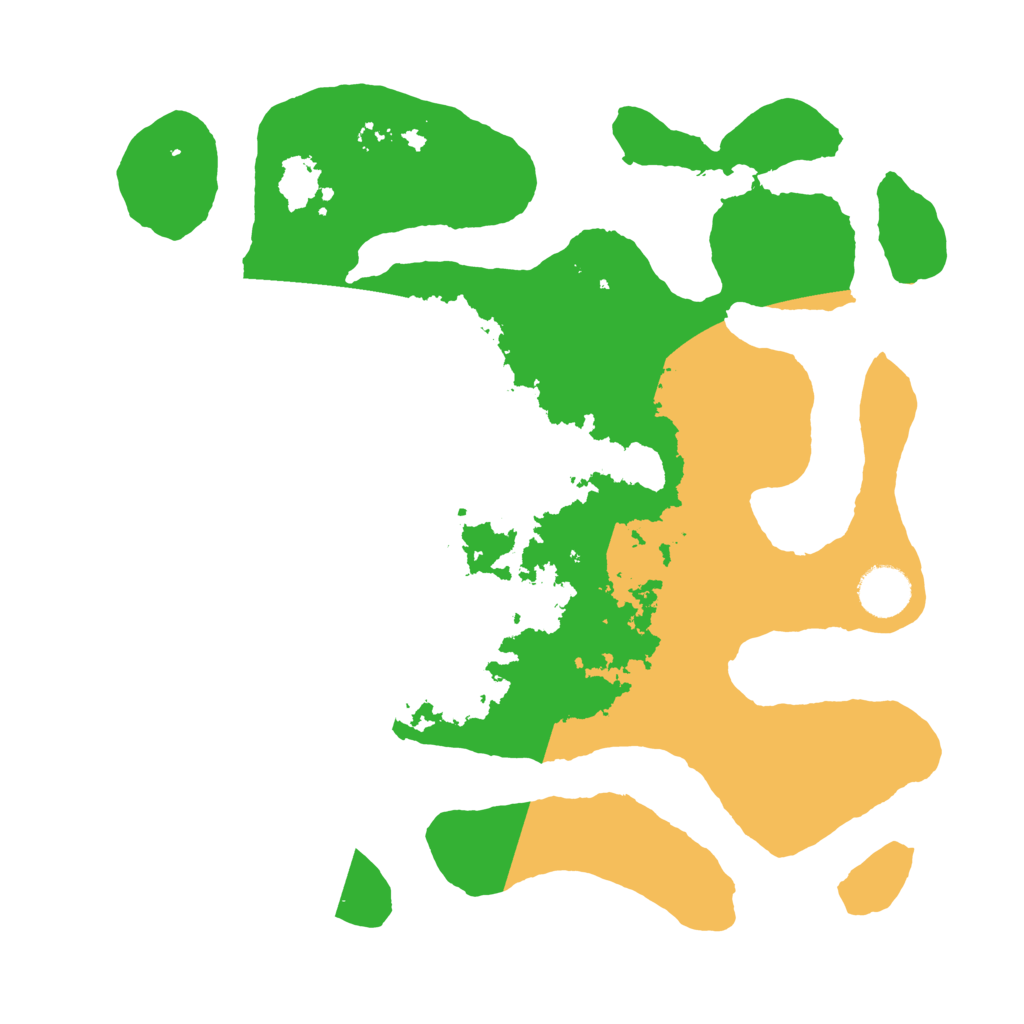 Biome Rust Map: Barren, Size: 3500, Seed: 4369148