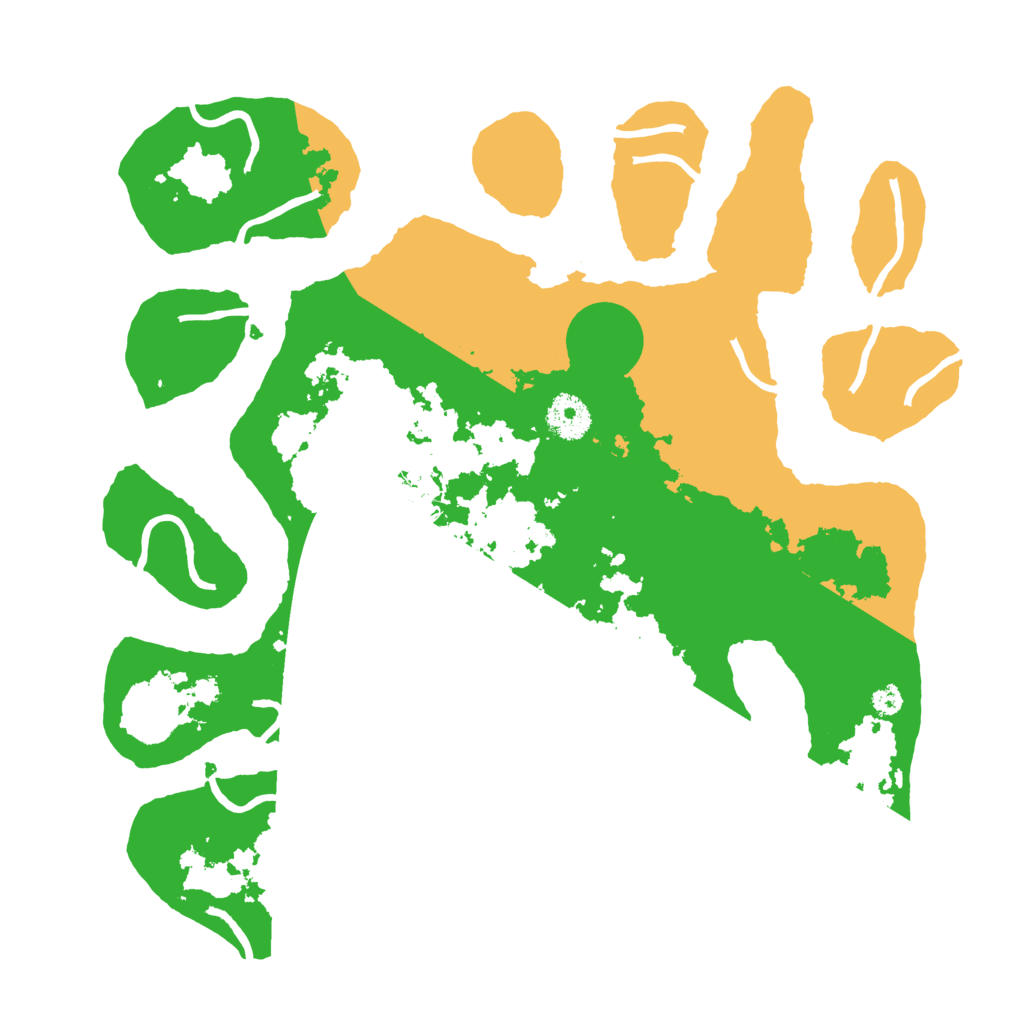 Biome Rust Map: Procedural Map, Size: 3500, Seed: 4451016