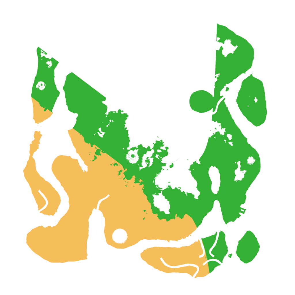 Biome Rust Map: Procedural Map, Size: 3500, Seed: 4756310