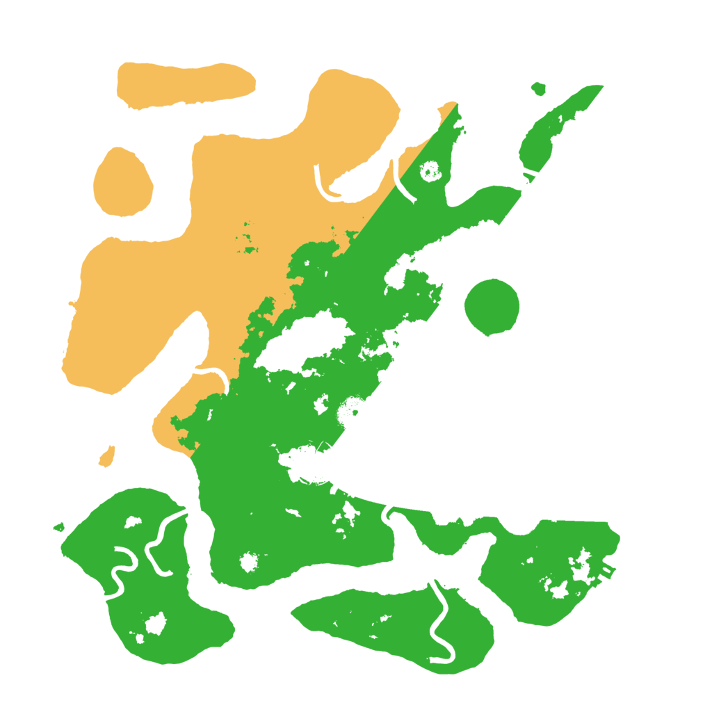 Biome Rust Map: Procedural Map, Size: 3500, Seed: 3897741