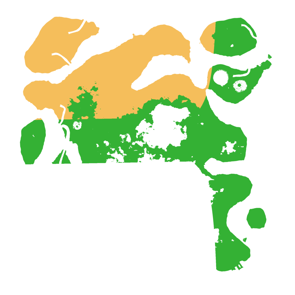 Biome Rust Map: Procedural Map, Size: 3500, Seed: 712962