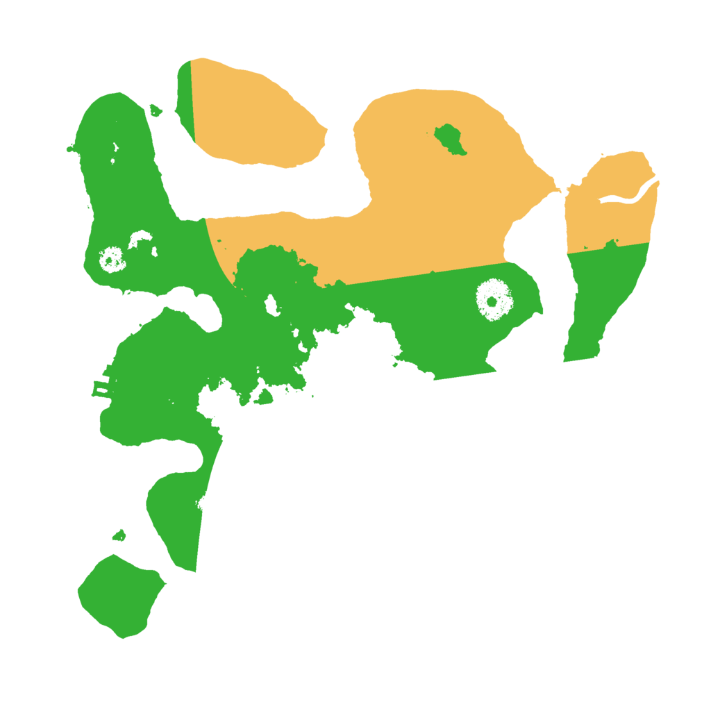 Biome Rust Map: Procedural Map, Size: 2800, Seed: 54