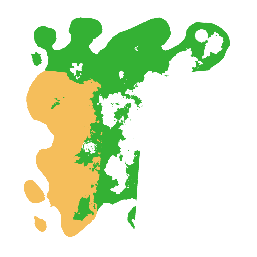 Biome Rust Map: Barren, Size: 3500, Seed: 6012126