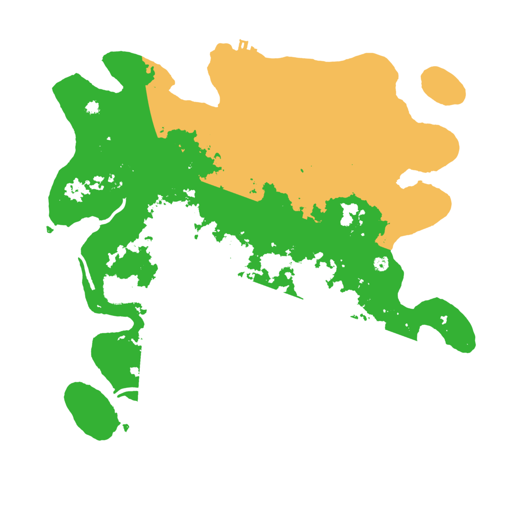 Biome Rust Map: Procedural Map, Size: 3500, Seed: 3462704