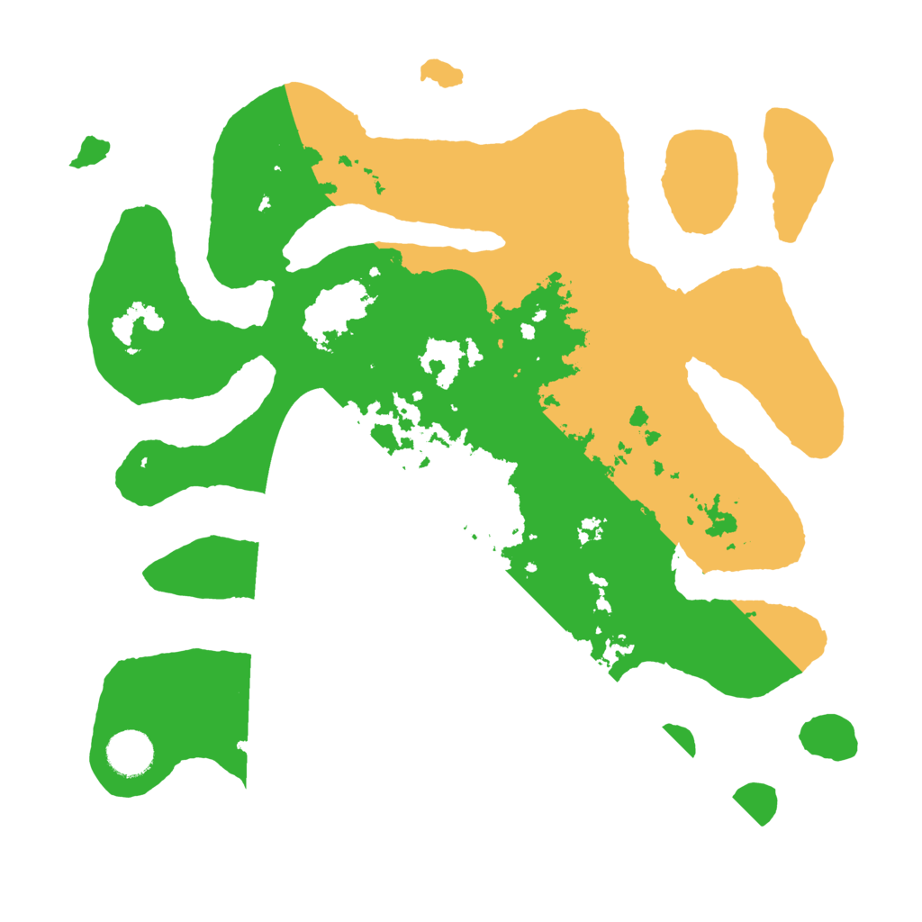 Biome Rust Map: Barren, Size: 3500, Seed: 3729537