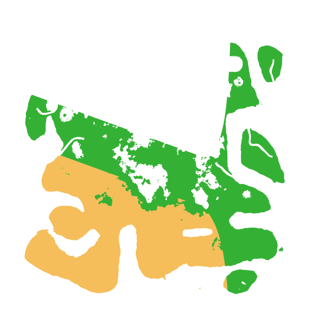 Biome Rust Map: Procedural Map, Size: 3500, Seed: 4367392