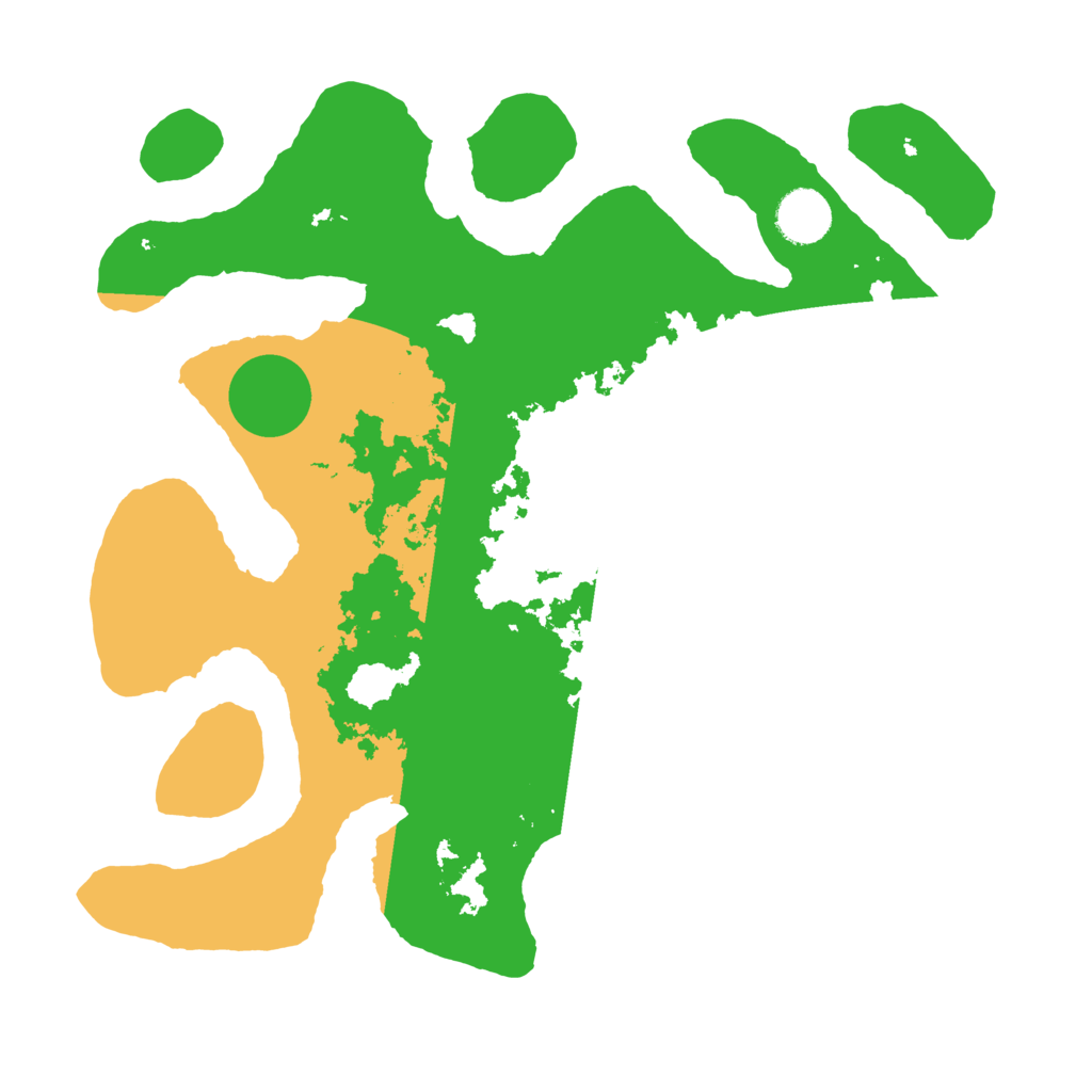 Biome Rust Map: Barren, Size: 3500, Seed: 6347718