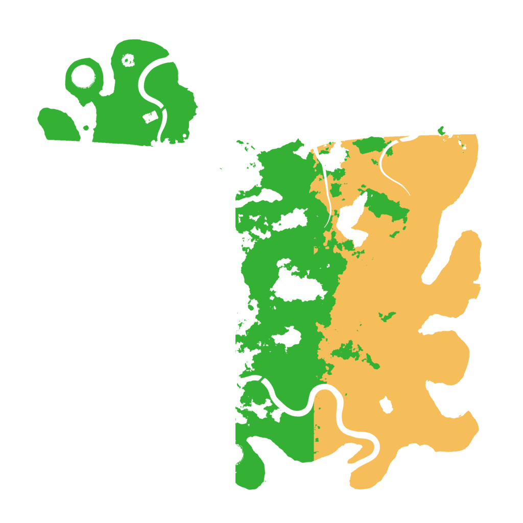 Biome Rust Map: Procedural Map, Size: 4000, Seed: 4647463