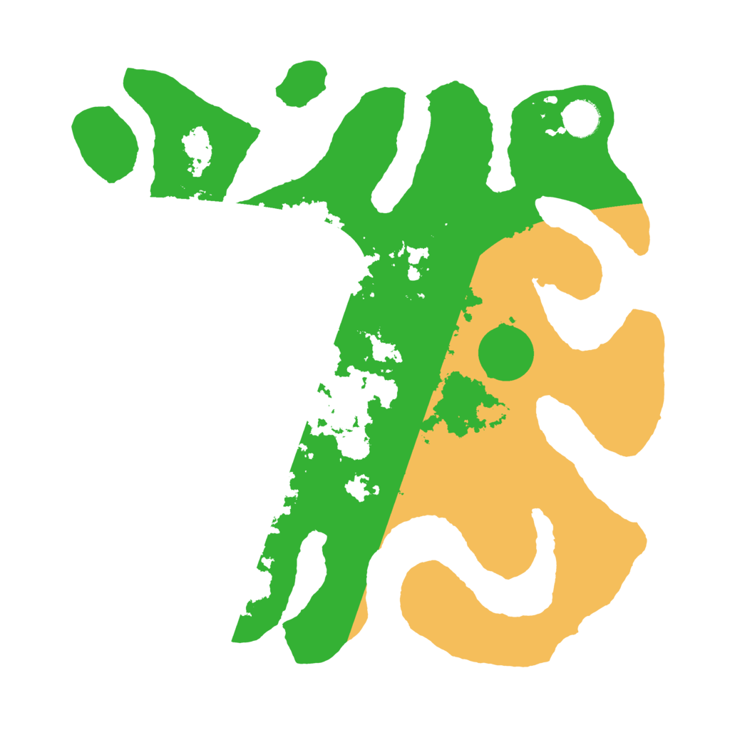 Biome Rust Map: Barren, Size: 3500, Seed: 2948761