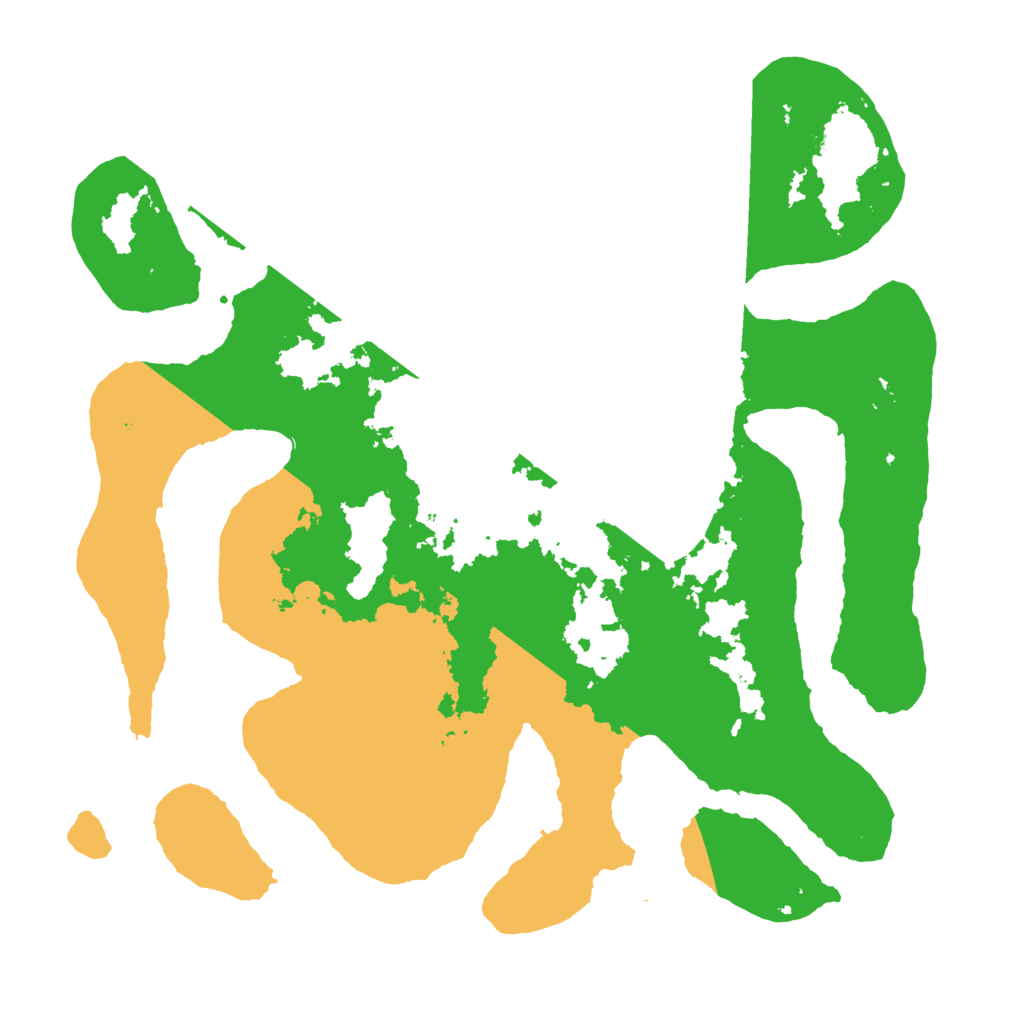 Biome Rust Map: Barren, Size: 3500, Seed: 4274172