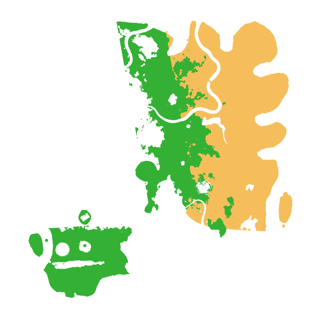 Biome Rust Map: Procedural Map, Size: 4000, Seed: 465325
