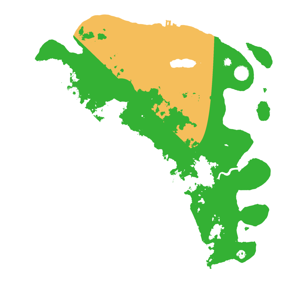Biome Rust Map: Procedural Map, Size: 3500, Seed: 3574314