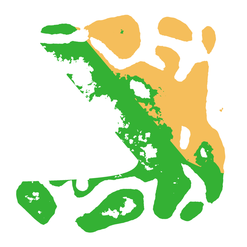 Biome Rust Map: Barren, Size: 3500, Seed: 1905649