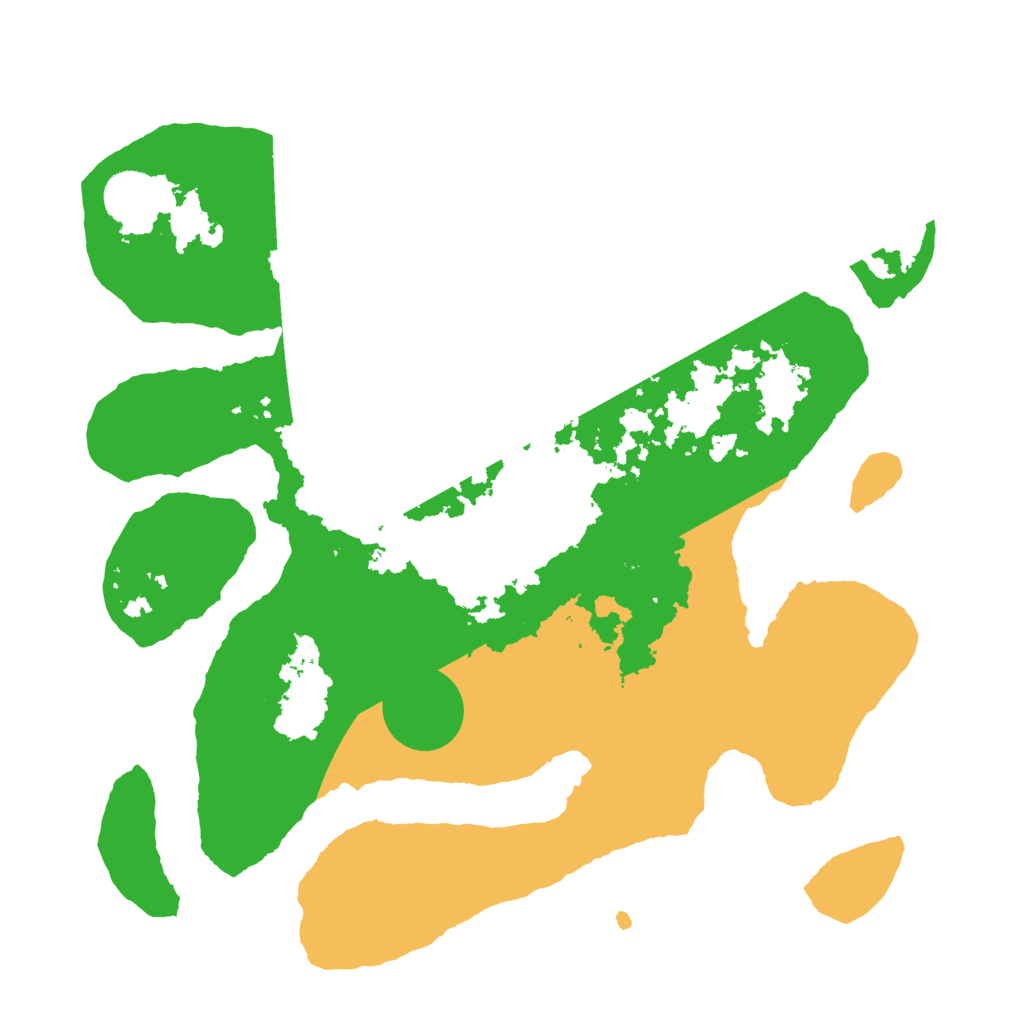 Biome Rust Map: Barren, Size: 3500, Seed: 3988295