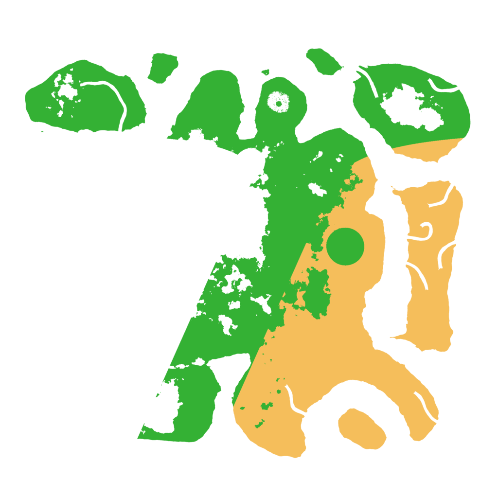 Biome Rust Map: Procedural Map, Size: 3500, Seed: 1812374