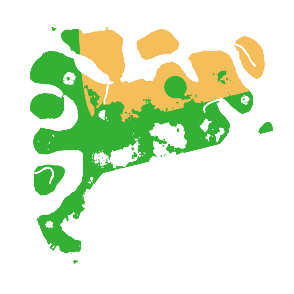 Biome Rust Map: Procedural Map, Size: 3500, Seed: 939321