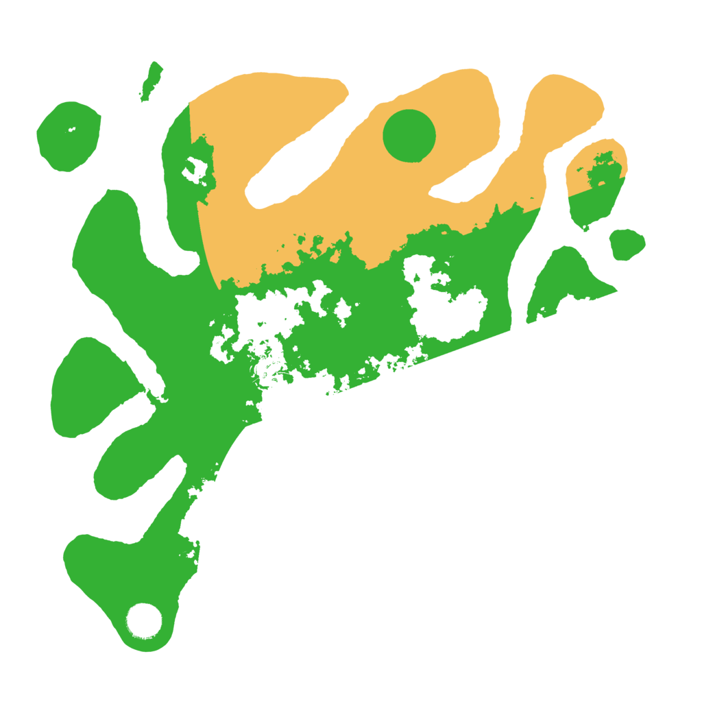 Biome Rust Map: Barren, Size: 3500, Seed: 1518048