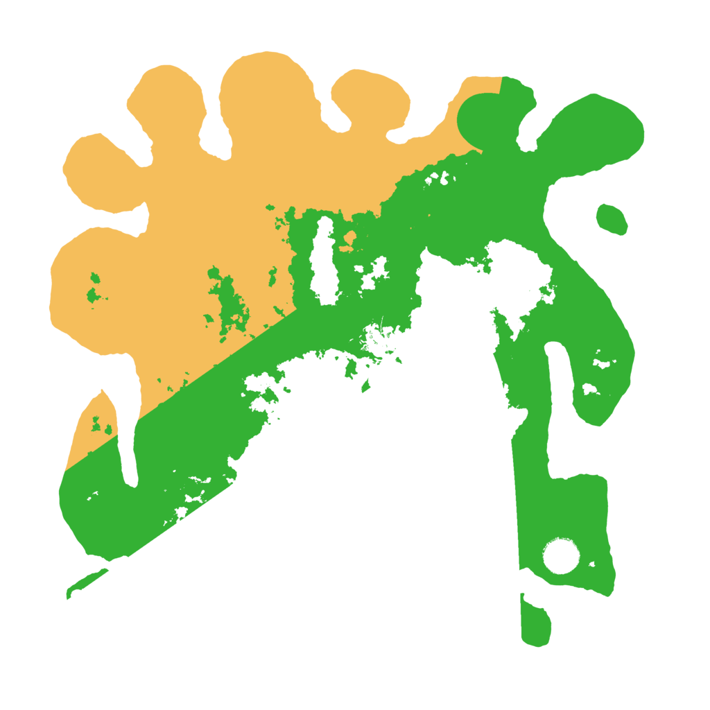 Biome Rust Map: Barren, Size: 3500, Seed: 3902943