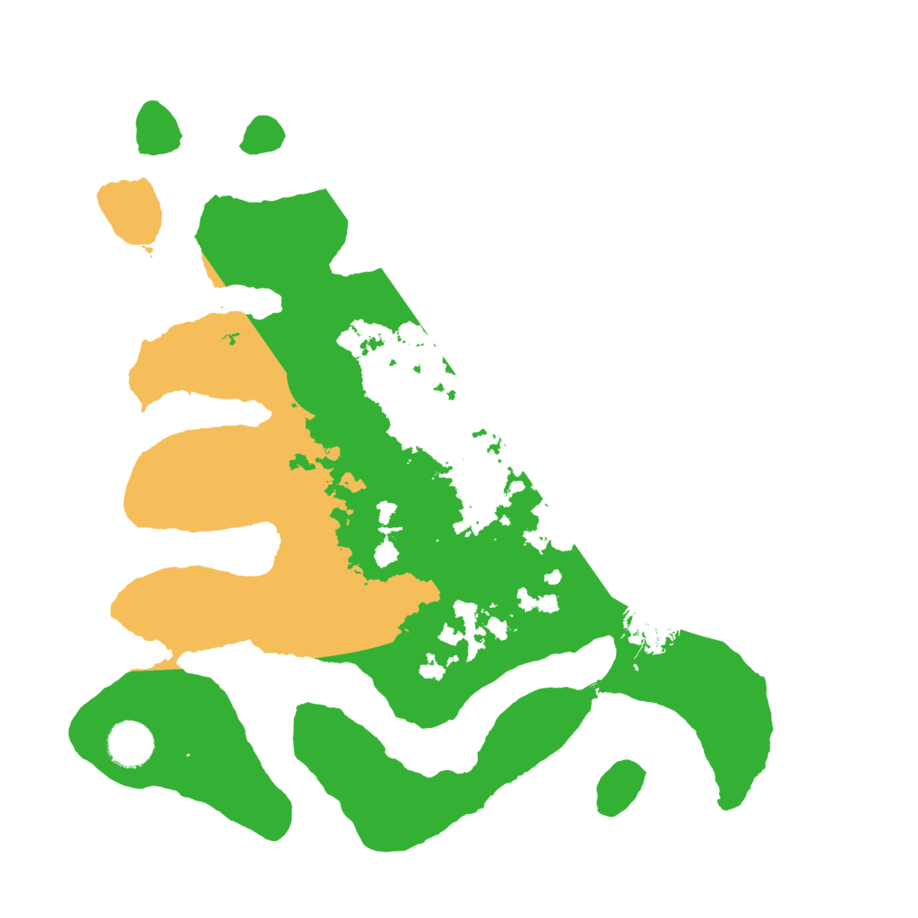 Biome Rust Map: Barren, Size: 3500, Seed: 4801489